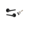 IVER Helsinki Door Lever Handle On Round Rose - primehardware