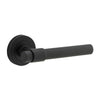 IVER Helsinki Door Lever Handle On Round Rose - primehardware