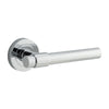 IVER Helsinki Door Lever Handle On Round Rose - primehardware