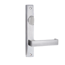 Lockwood 4704 Square End Plate With Turn & 111 Lever Satin Chrome 4704/111SC - primehardware