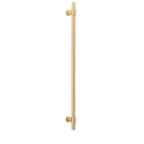 IVER Helsinki Door Pull Handle | 600mm Single Pull Handle - Brushed Brass
