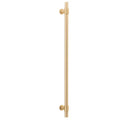 IVER Helsinki Door Pull Handle | 600mm Single Pull Handle - Brushed Brass