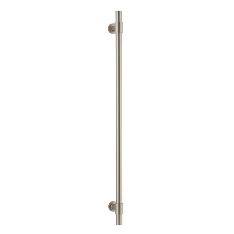 IVER Helsinki Door Pull Handle | 600mm Single Pull Handle - Satin Nickel