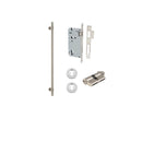 IVER Helsinki Door Pull Handle | 600mm Entrance Kit (Key/Key) - Satin Nickel