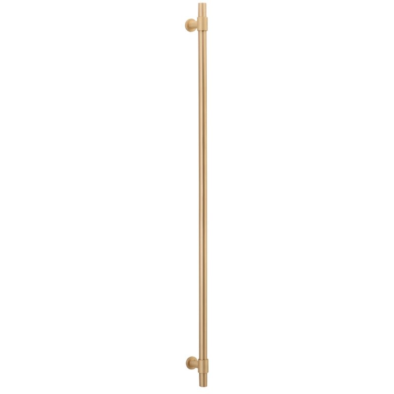 IVER Helsinki Door Pull Handle | 900mm Single Pull Handle - Brushed Brass