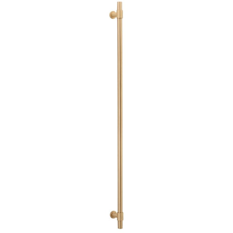 IVER Helsinki Door Pull Handle | 900mm Single Pull Handle - Brushed Brass