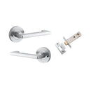 Iver Baltimore Return Door Lever Handle On Round Rose & Square Rose - primehardware