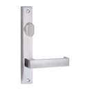 Lockwood 4704 Square End Plate With Turn & 115 Lever Satin Chrome 4704/115SC - primehardware