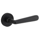 Iver Copenhagen Door Lever Handle On Round Rose - primehardware