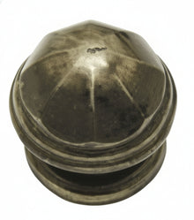 Superior Brass Knobs Octagonal Iron Matt Black 35mm (Pair)