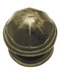 Superior Brass Knobs Octagonal Iron Per 2 Matt Black 41mm - primehardware