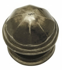 Superior Brass Knobs Octagonal Iron Matt Black 41mm (Pair)