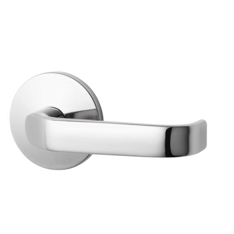 Lockwood 1360 Series 74 Lever on Round Rose Full Set Chrome Plate 360/1361/74CP