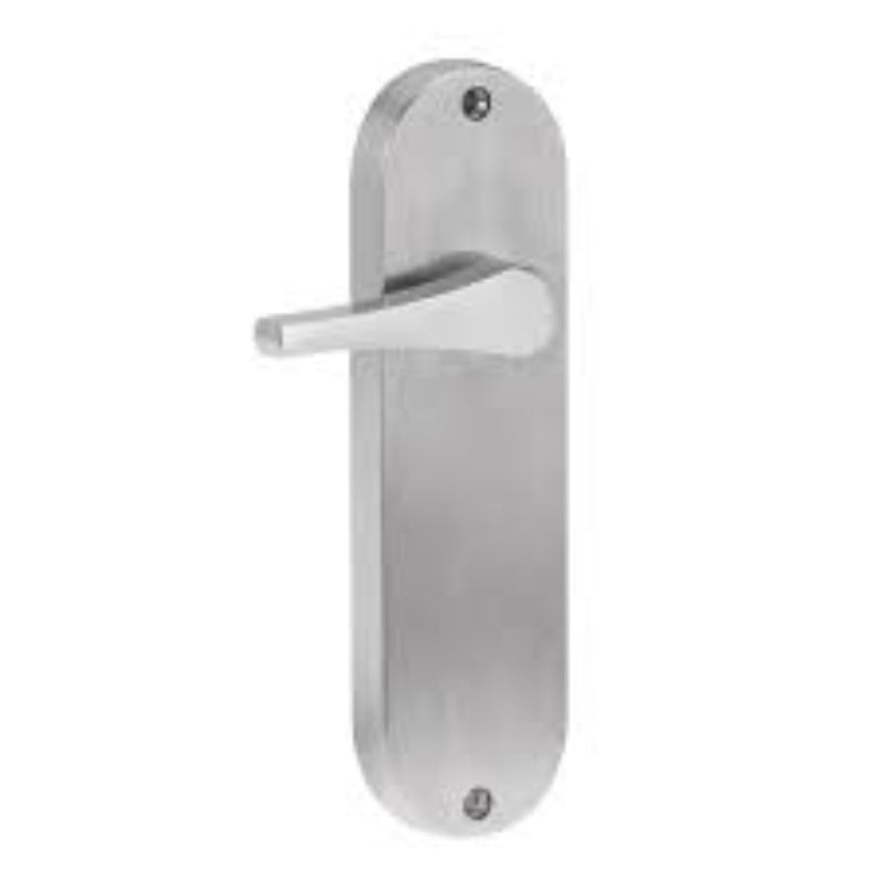 Lockwood 2938 Round End Plate With Disabled Turn Satin Chrome 2938PC - primehardware