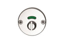 Lockwood 1370 Series Privacy Indicating Emergency Turn Escutcheon - Surface Fix Architectural Bronze 1378/IPAZ - primehardware
