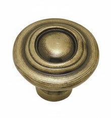 Superior Brass Knobs Domed Iron Matt Black 36mm (Pair)