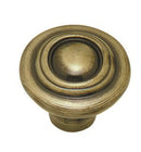 Superior Brass Knobs Domed Iron Per 2 Matt Black 36mm - primehardware