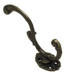 Superior Brass Hat & Coat Hook Iron Black 100mm - primehardware