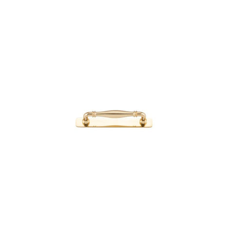 IVER Sarlat Cabinet Pull Handle | 128mm - Polished Brass