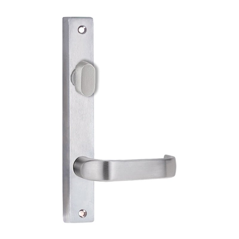 Lockwood 4704 Square End Plate With Turn & 41 Lever Right Hand Satin Chrome 4704/41RSC - primehardware