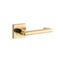 Iver Baltimore Return Solid Brass Door Lever Handle On Round Rose | Inbuilt Privacy Kit - lifestyle