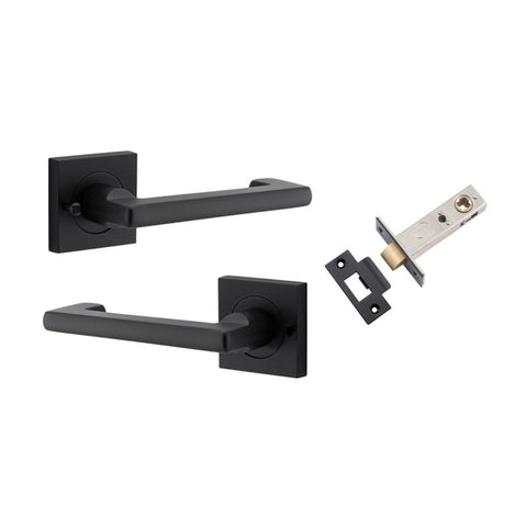 Iver Baltimore Return Door Lever Handle On Round Rose & Square Rose - primehardware