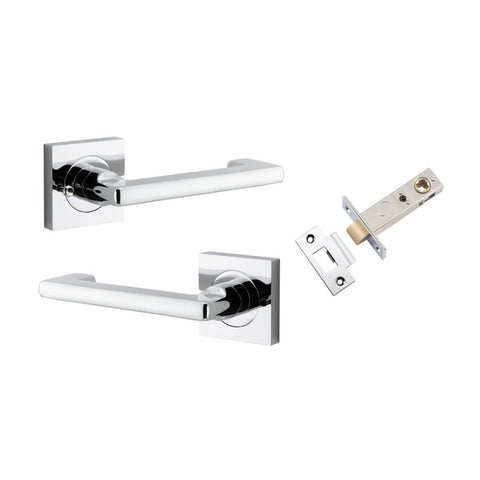 Iver Baltimore Return Door Lever Handle On Round Rose & Square Rose - primehardware