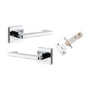 Iver Baltimore Return Door Lever Handle On Round Rose & Square Rose - primehardware