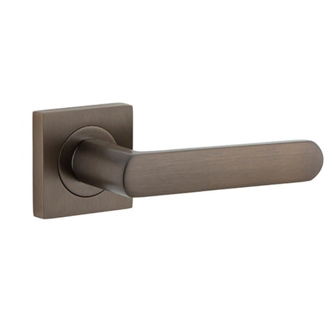 Iver Osaka Door Lever Handle On Square Rose - primehardware