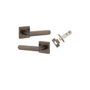 Iver Osaka Door Lever Handle On Square Rose - primehardware