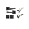 Iver Osaka Door Lever Handle On Square Rose - primehardware