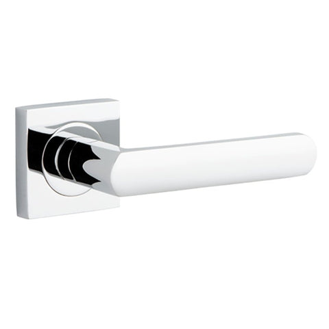 Iver Osaka Door Lever Handle On Square Rose - primehardware