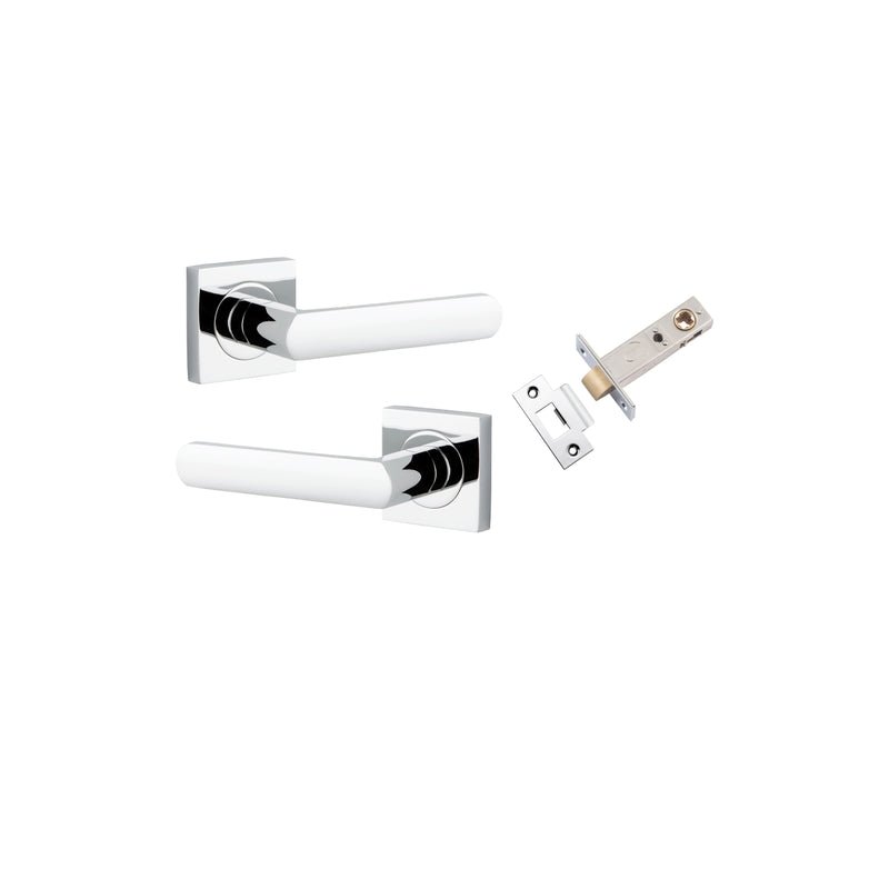 Iver Osaka Door Lever Handle On Square Rose - primehardware