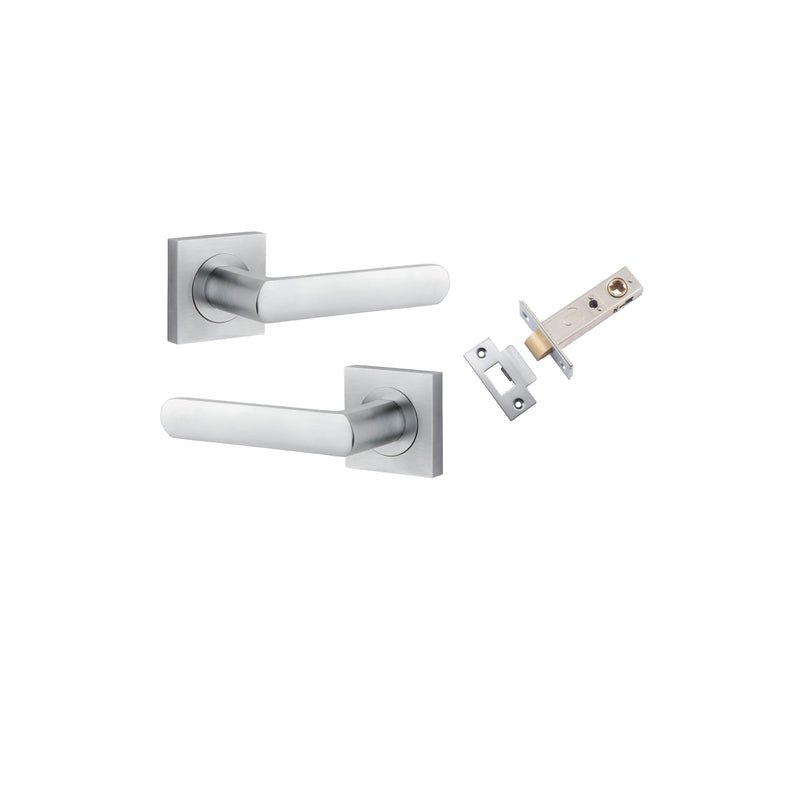 Iver Osaka Door Lever Handle On Square Rose - primehardware