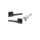Iver Helsinki Door Lever Handle On Square Rose - primehardware
