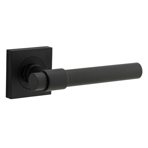 Iver Helsinki Door Lever Handle On Square Rose - primehardware