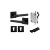 Iver Helsinki Door Lever Handle On Square Rose - primehardware