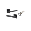 Iver Helsinki Door Lever Handle On Square Rose - primehardware