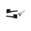 Iver Helsinki Door Lever Handle On Square Rose - primehardware