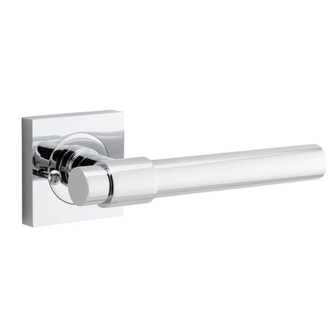 Iver Helsinki Door Lever Handle On Square Rose - primehardware
