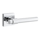 Iver Helsinki Door Lever Handle On Square Rose - primehardware