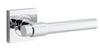 Iver Helsinki Door Lever Handle On Square Rose - primehardware