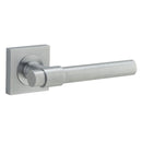 Iver Helsinki Door Lever Handle On Square Rose - primehardware