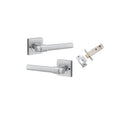 Iver Helsinki Door Lever Handle On Square Rose - primehardware