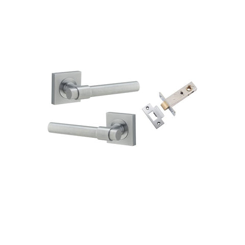 Iver Helsinki Door Lever Handle On Square Rose - primehardware