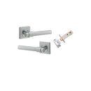 Iver Helsinki Door Lever Handle On Square Rose - primehardware