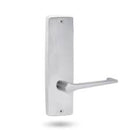 Lockwood 1909 Square End Plate With Fixed 97 Lever Satin Chrome 1909/97SC - primehardware
