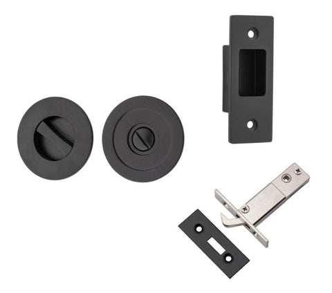 Iver Sliding Door Pull Round Privacy - primehardware