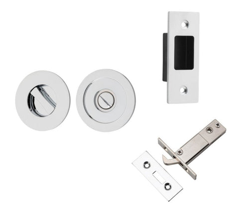 Iver Sliding Door Pull Round Privacy - primehardware