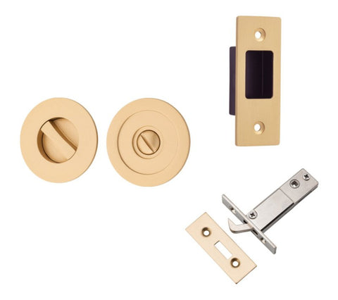 Iver Sliding Door Pull Round Privacy - primehardware
